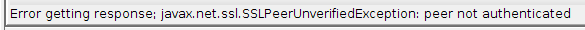 SOAP-UI Peer SSL Error