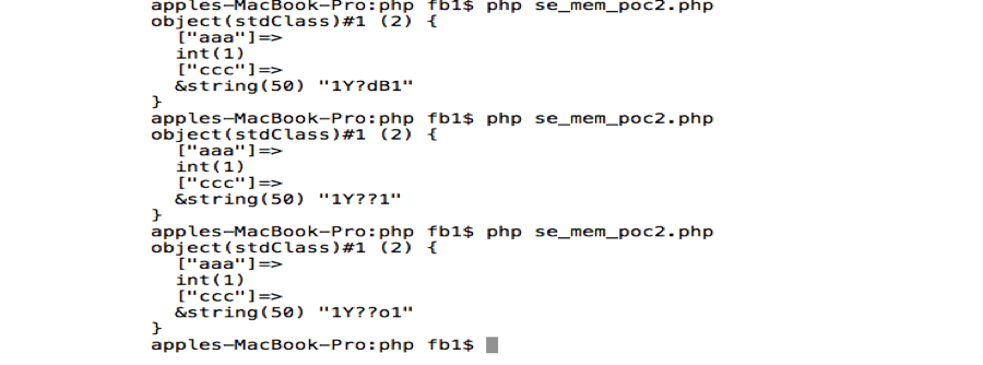 POC code to leak memory